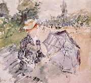 Berthe Morisot Parasol Sweden oil painting artist